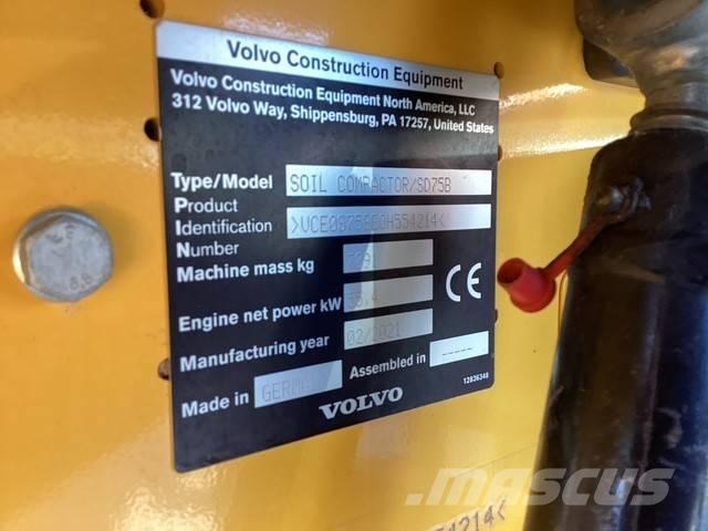 Volvo SD 75 B Tek tamburlu silindirler