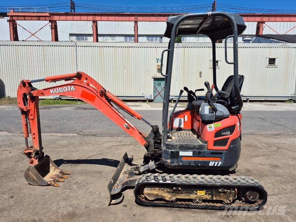 Kubota U 17 Mini ekskavatörler, 7 tona dek