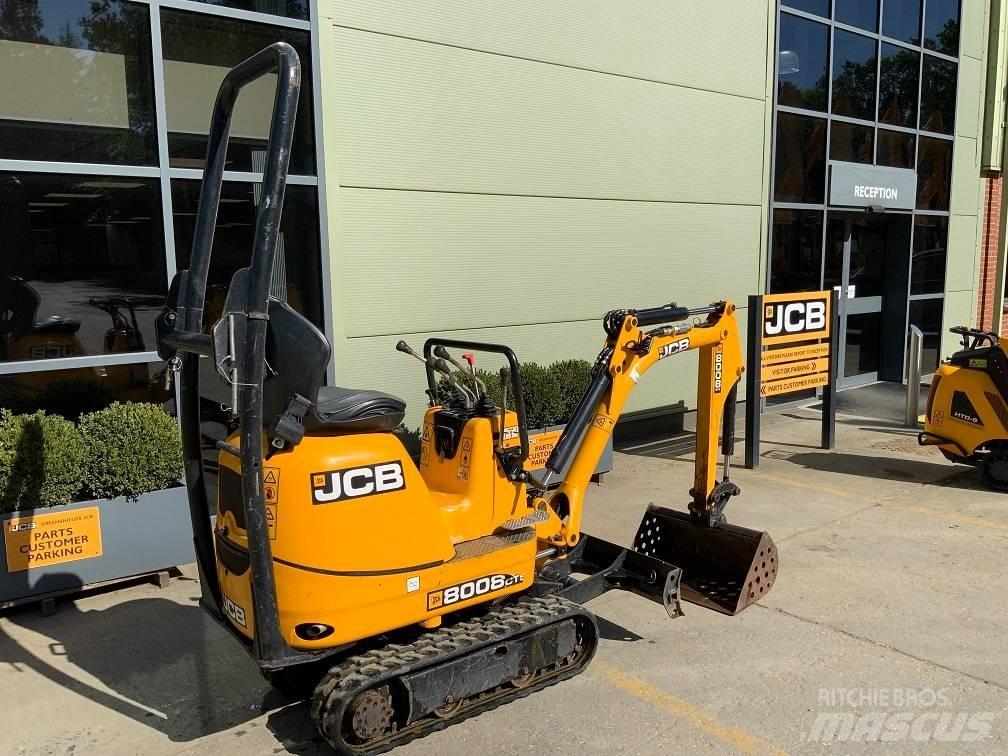 JCB 8008 Mini ekskavatörler, 7 tona dek