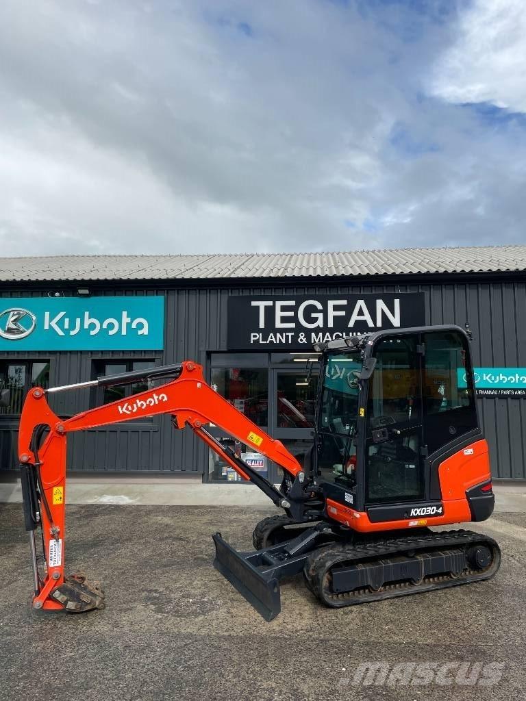 Kubota KX 030-4 Mini ekskavatörler, 7 tona dek