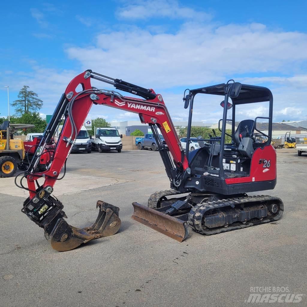 Yanmar SV26 Ess+ Mini ekskavatörler, 7 tona dek