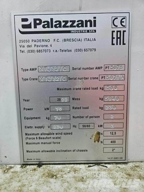 Palazzani XTJ 32C Diger lift ve platformlar