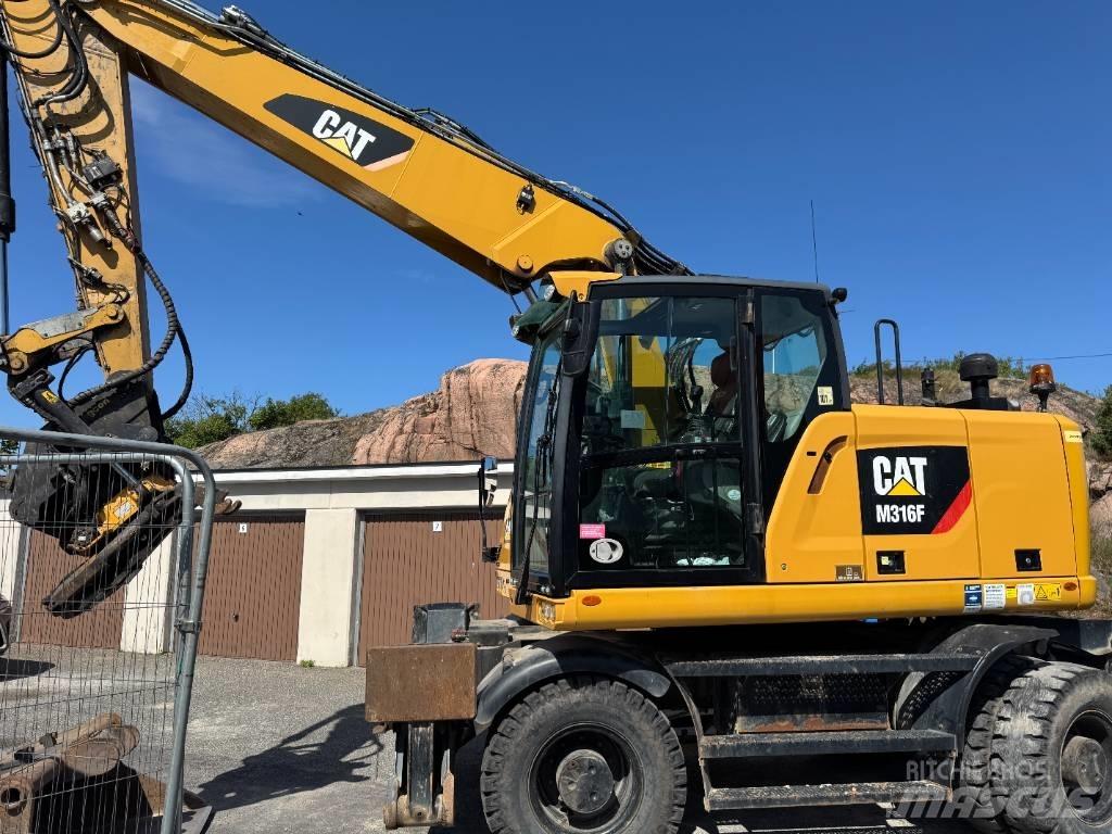 CAT M316F Lastik tekerli ekskavatörler