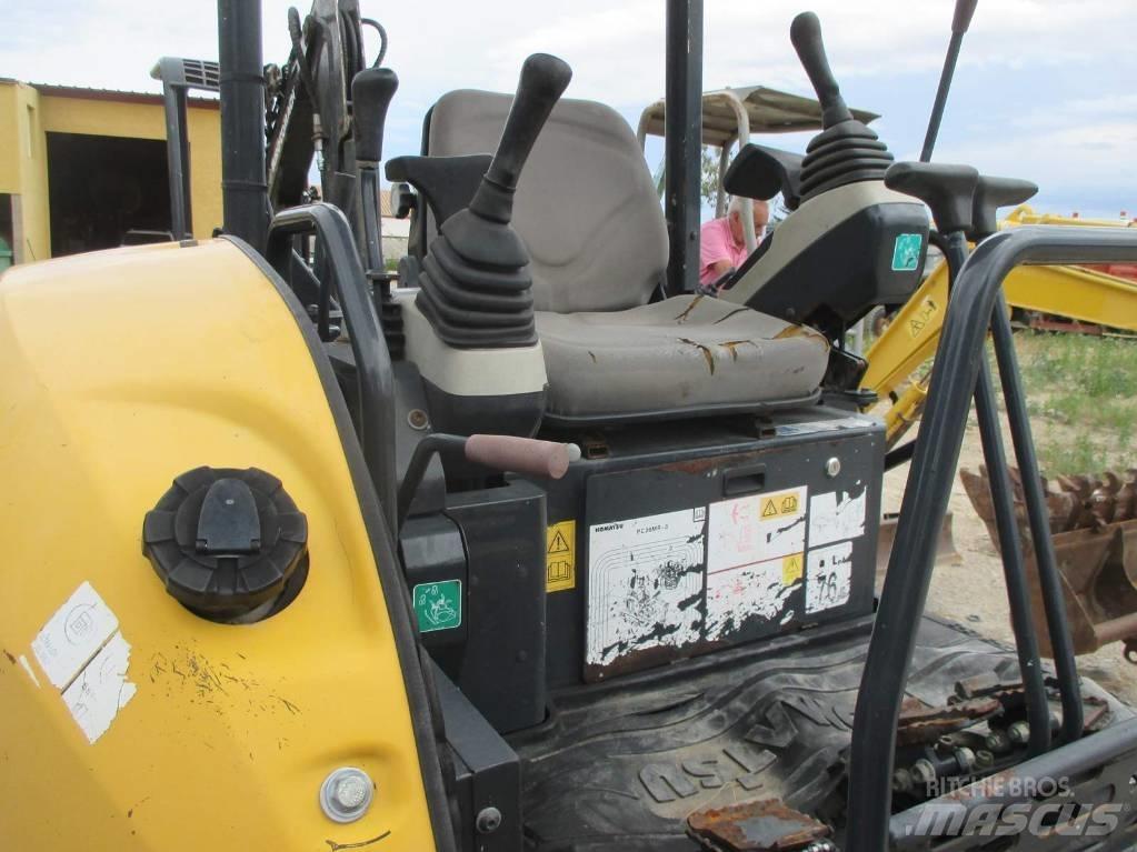 Komatsu PC 26 MR-3 Mini ekskavatörler, 7 tona dek