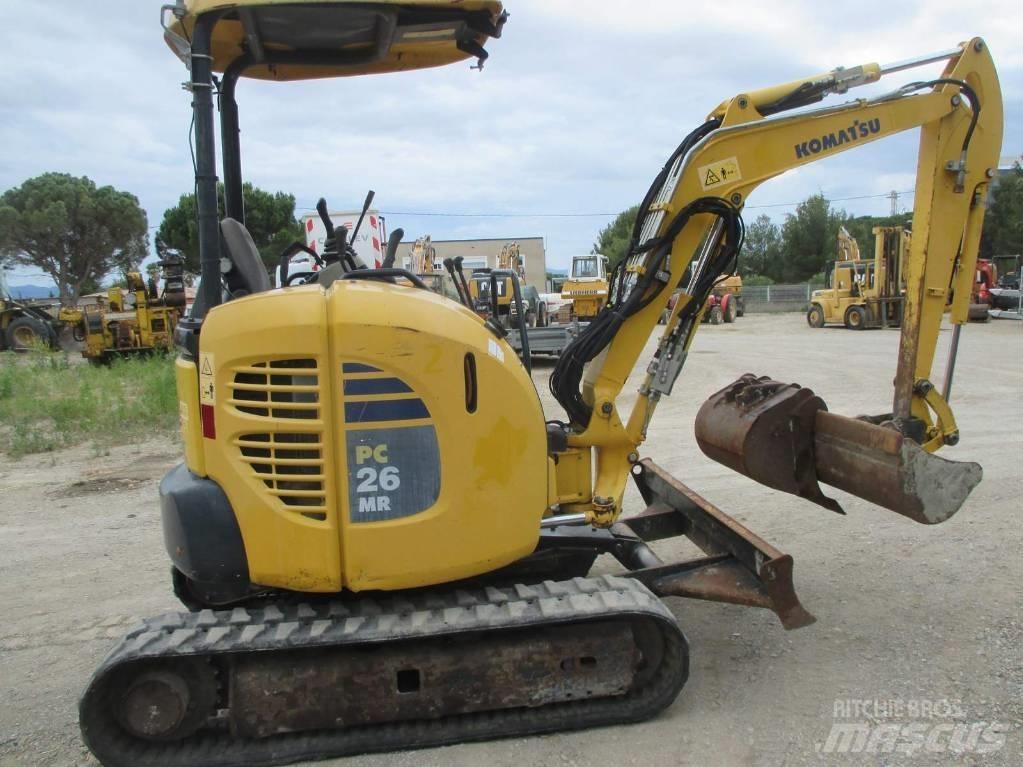 Komatsu PC 26 MR-3 Mini ekskavatörler, 7 tona dek