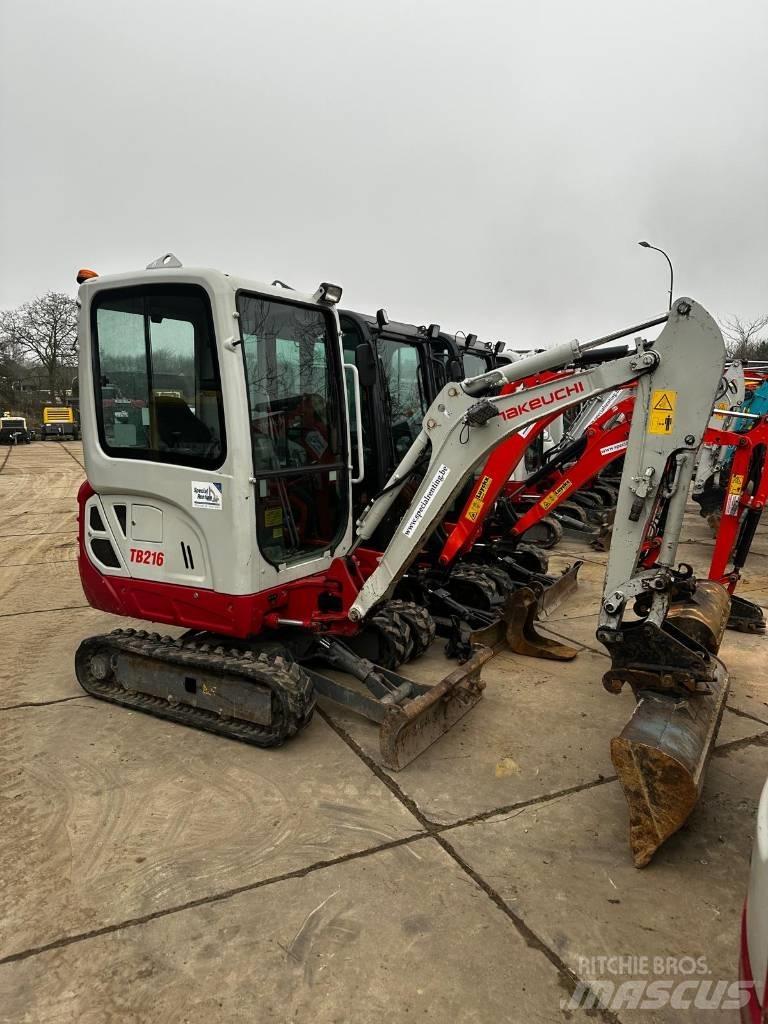 Takeuchi TB 216 Mini ekskavatörler, 7 tona dek