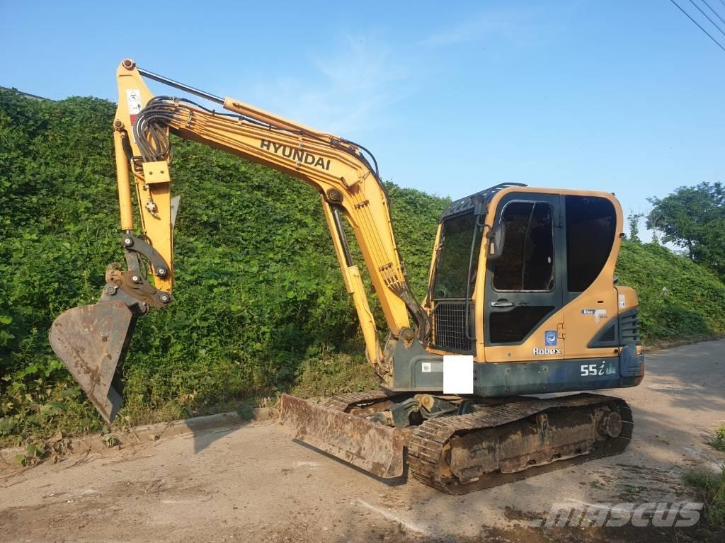 Hyundai Robex 55 Mini ekskavatörler, 7 tona dek