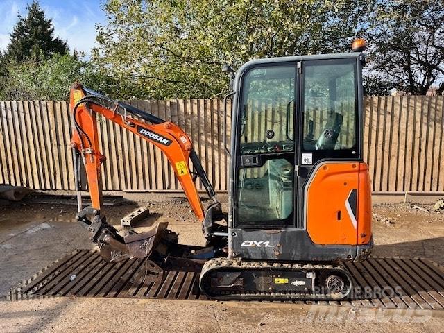 Doosan DX 19 Mini ekskavatörler, 7 tona dek