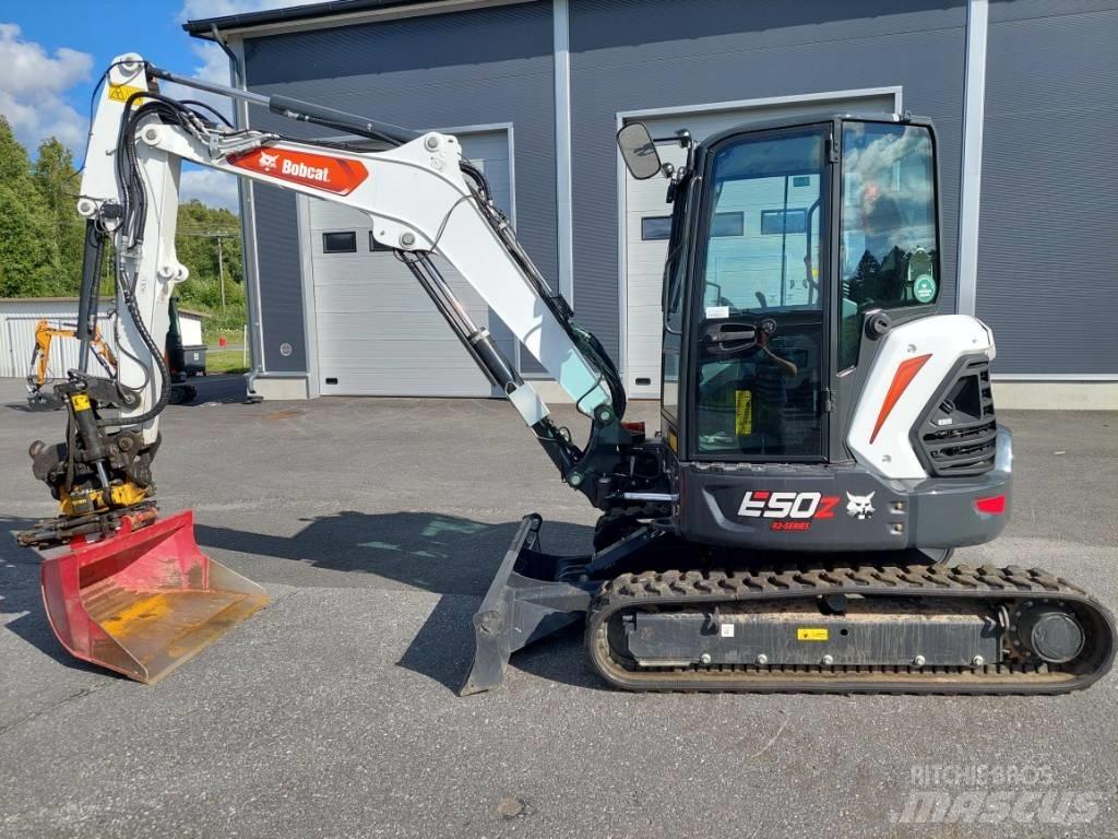 Bobcat E50z Mini ekskavatörler, 7 tona dek