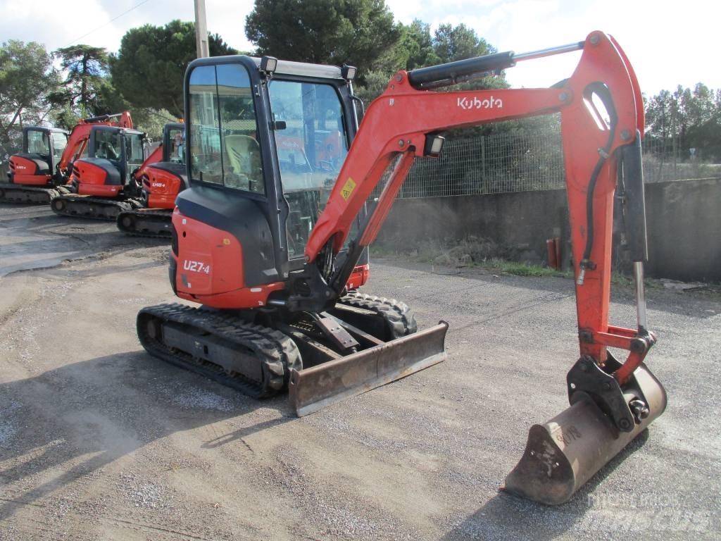 Kubota U 27-4 Mini ekskavatörler, 7 tona dek