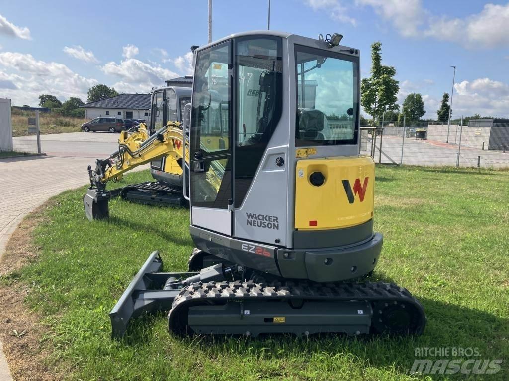 Wacker EZ 26 Mini ekskavatörler, 7 tona dek