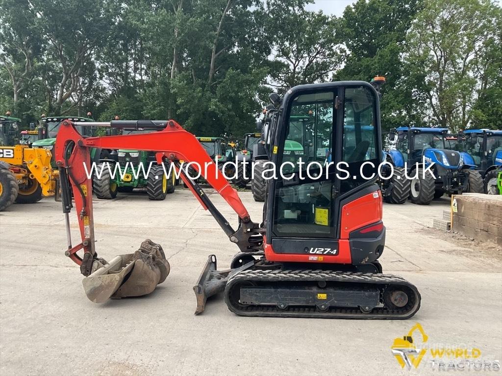 Kubota U 27-4 Mini ekskavatörler, 7 tona dek