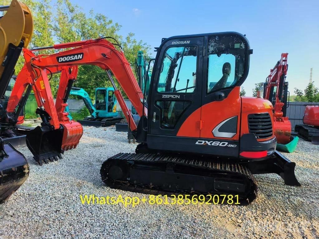Doosan DX 60 Mini ekskavatörler, 7 tona dek