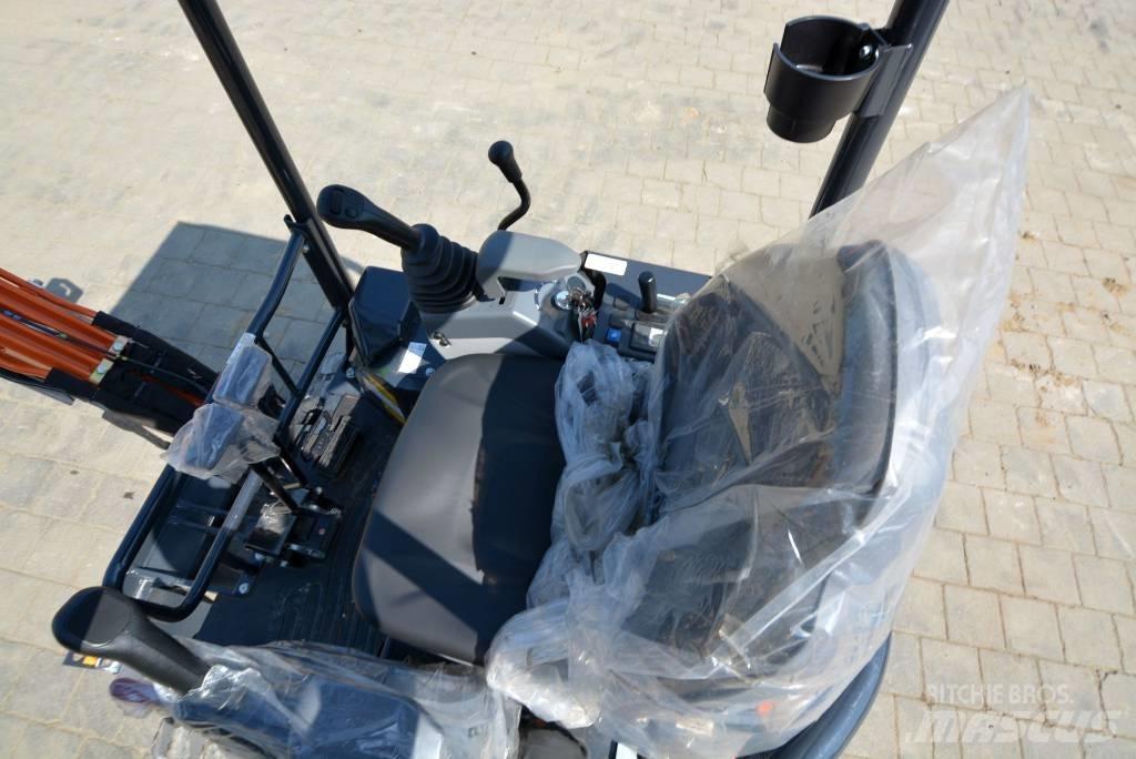 Hitachi ZX 17 U-6 Mini ekskavatörler, 7 tona dek