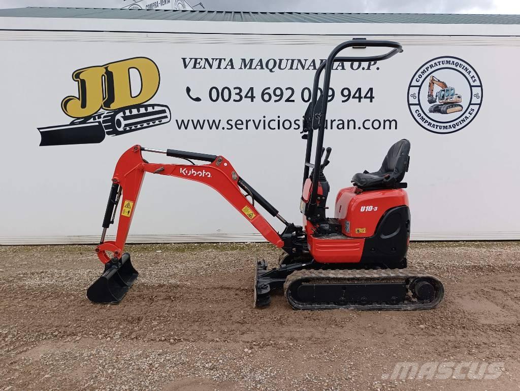 Kubota U 10 Mini ekskavatörler, 7 tona dek