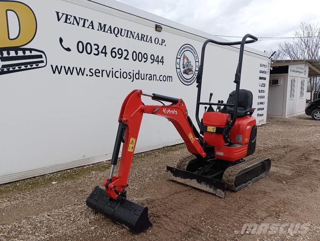 Kubota U 10 Mini ekskavatörler, 7 tona dek