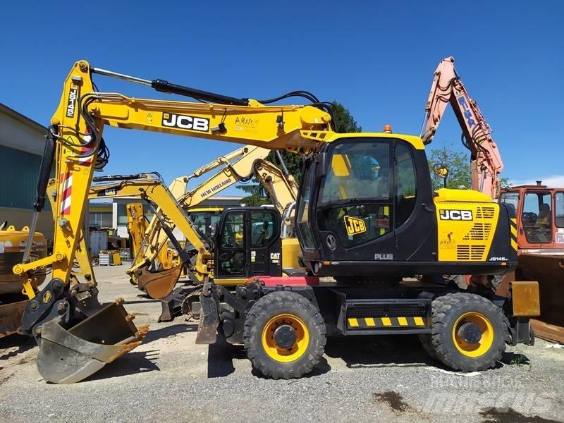JCB JS 145 W Lastik tekerli ekskavatörler