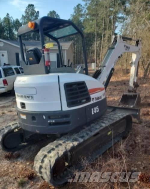 Bobcat E45 Mini ekskavatörler, 7 tona dek