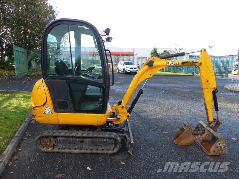 JCB 8018 Mini ekskavatörler, 7 tona dek