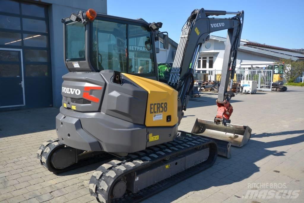 Volvo ECR 58 F Mini ekskavatörler, 7 tona dek
