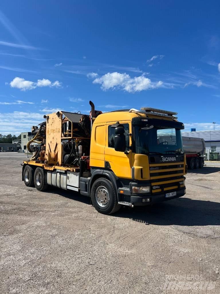 Scania 124 G 420 Kazik ve ankraj makinalari