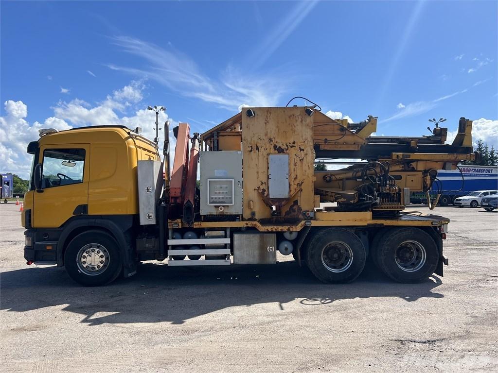 Scania 124 G 420 Kazik ve ankraj makinalari