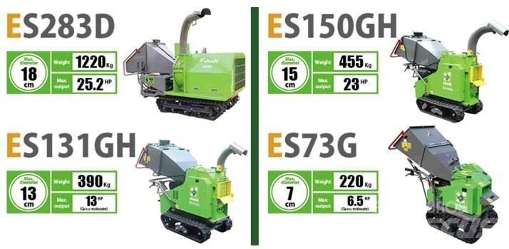  Ohashi ES73G Ağaç öğütücüler