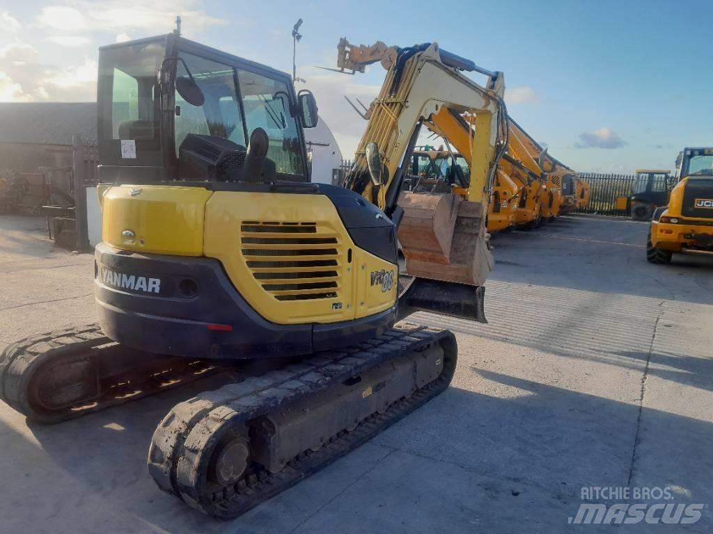 Yanmar Vio 82 Paletli ekskavatörler