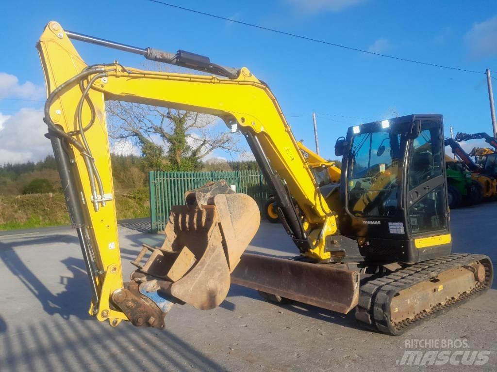 Yanmar Vio 82 Paletli ekskavatörler