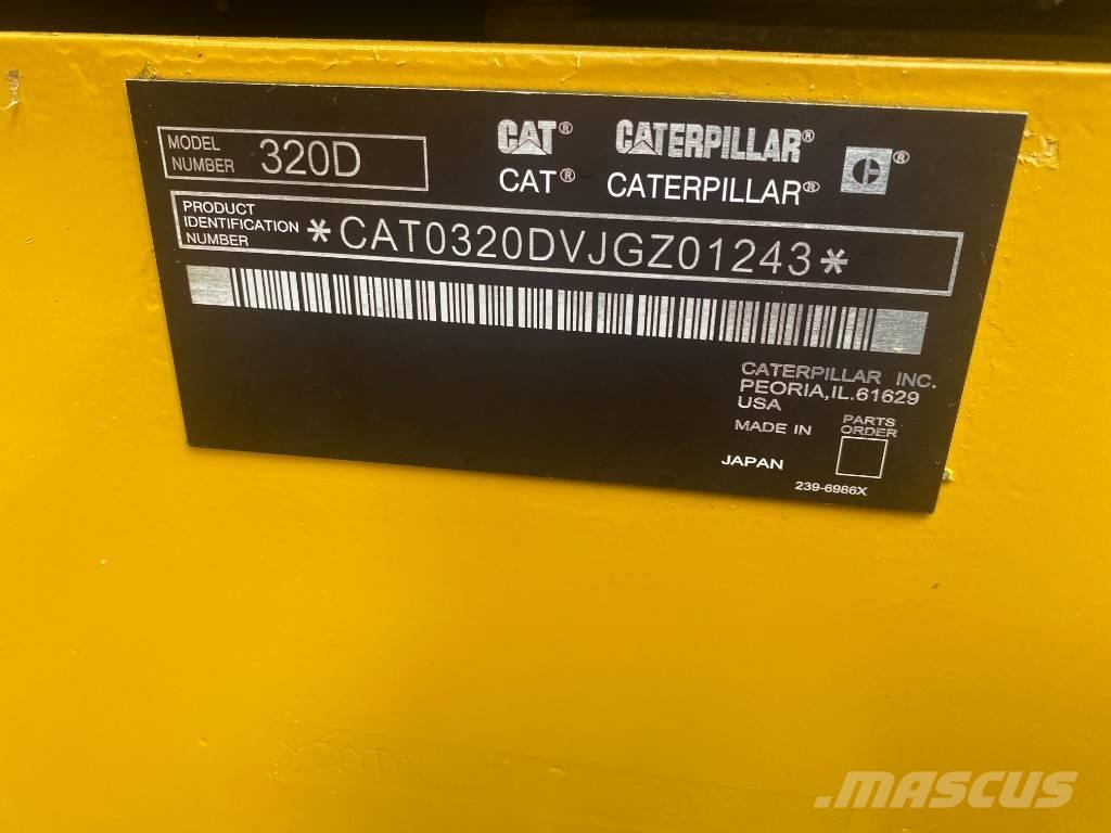 CAT 320 D Paletli ekskavatörler