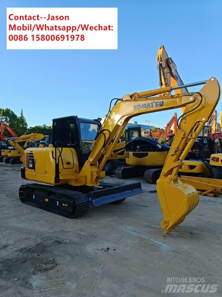 Komatsu PC 56 Mini ekskavatörler, 7 tona dek