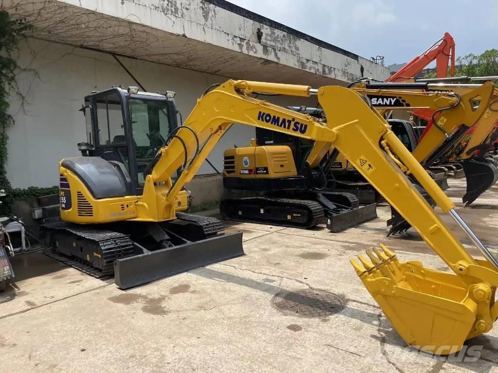 Komatsu PC 55 MR-2 Mini ekskavatörler, 7 tona dek