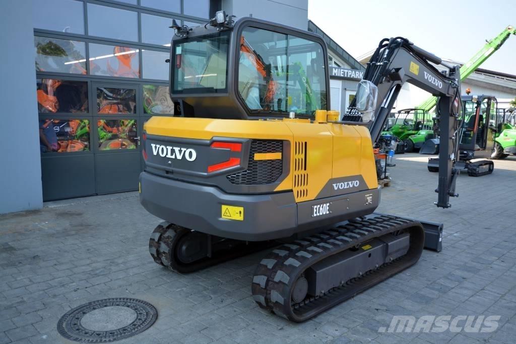 Volvo EC 60 E Mini ekskavatörler, 7 tona dek