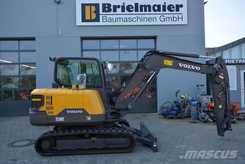 Volvo EC 60 E Mini ekskavatörler, 7 tona dek