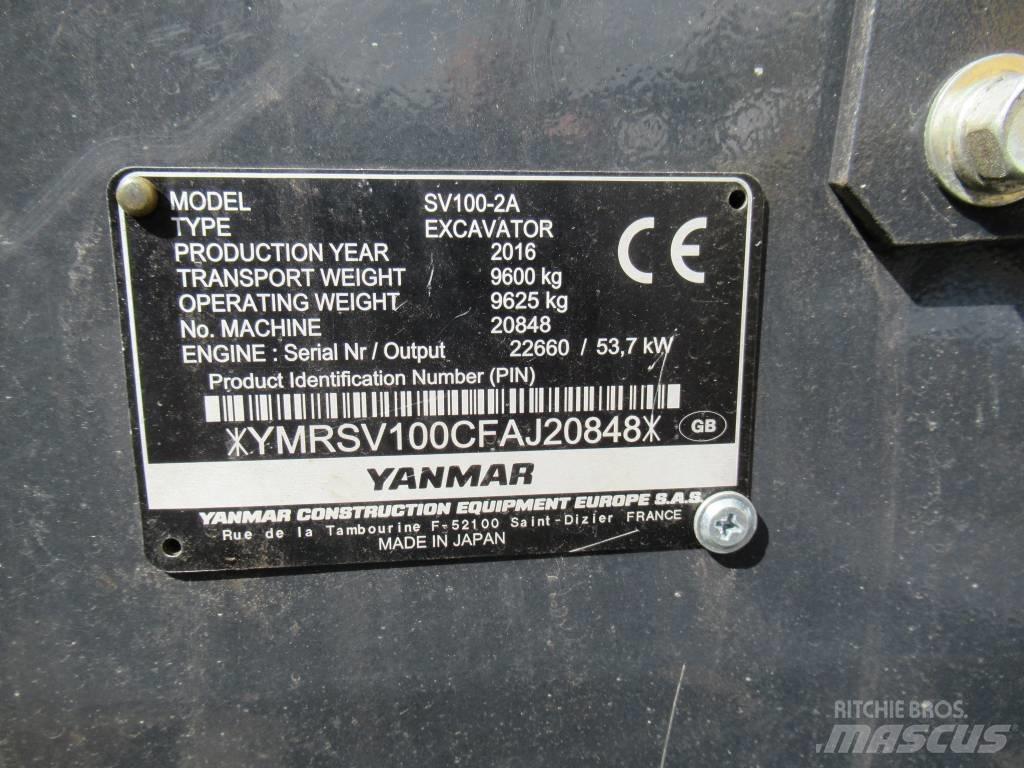 Yanmar SV 100-2A Midi ekskavatörler 7 - 12 t
