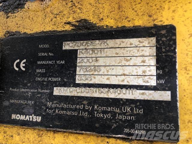 Komatsu PC 750 SE-7K Paletli ekskavatörler