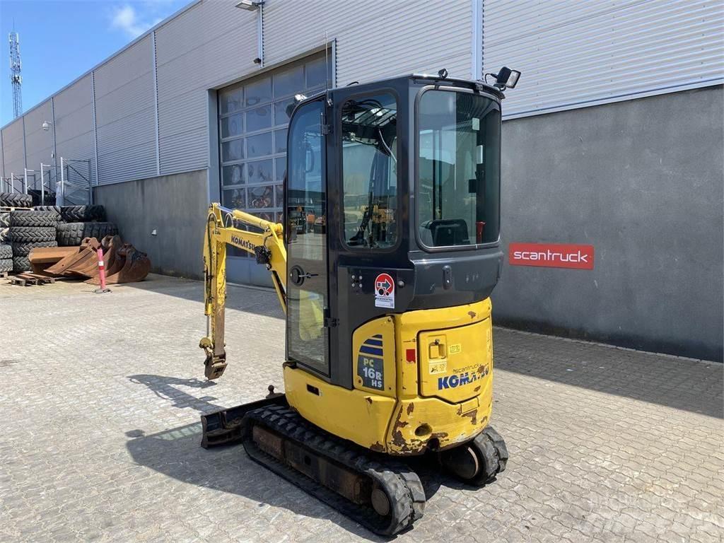 Komatsu PC16R-3HS Lastik tekerli ekskavatörler