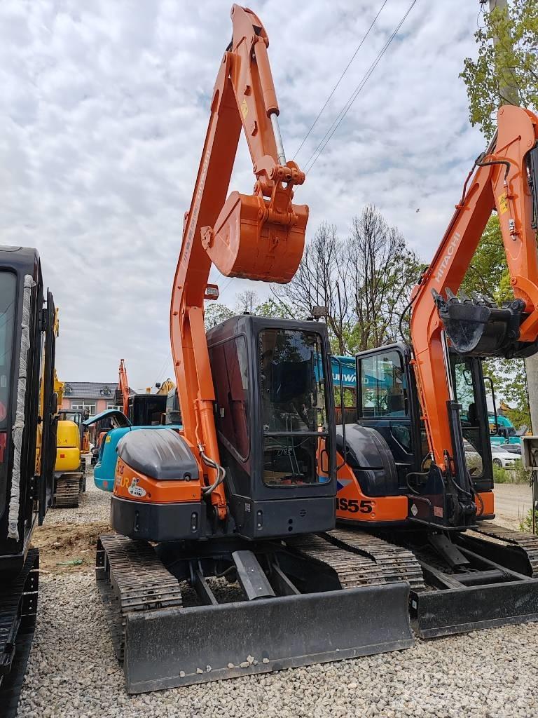 Hitachi ZX55 Mini ekskavatörler, 7 tona dek