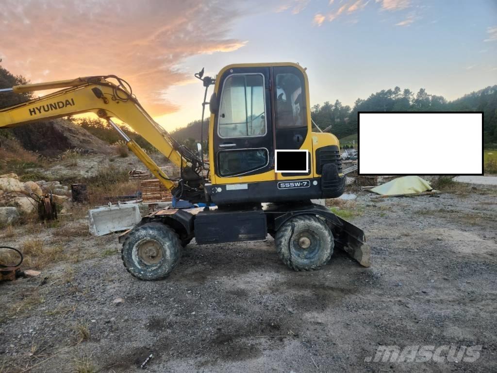 Hyundai Robex 55 W-7 Lastik tekerli ekskavatörler