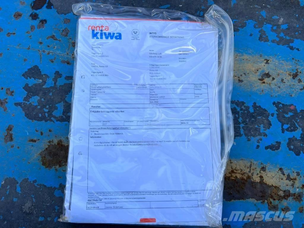 Genie GS 1930 Makasli platformlar