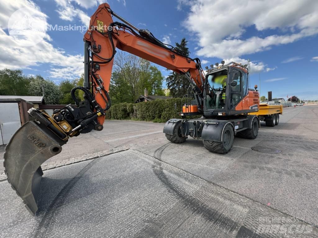 Doosan DX 160 W Lastik tekerli ekskavatörler