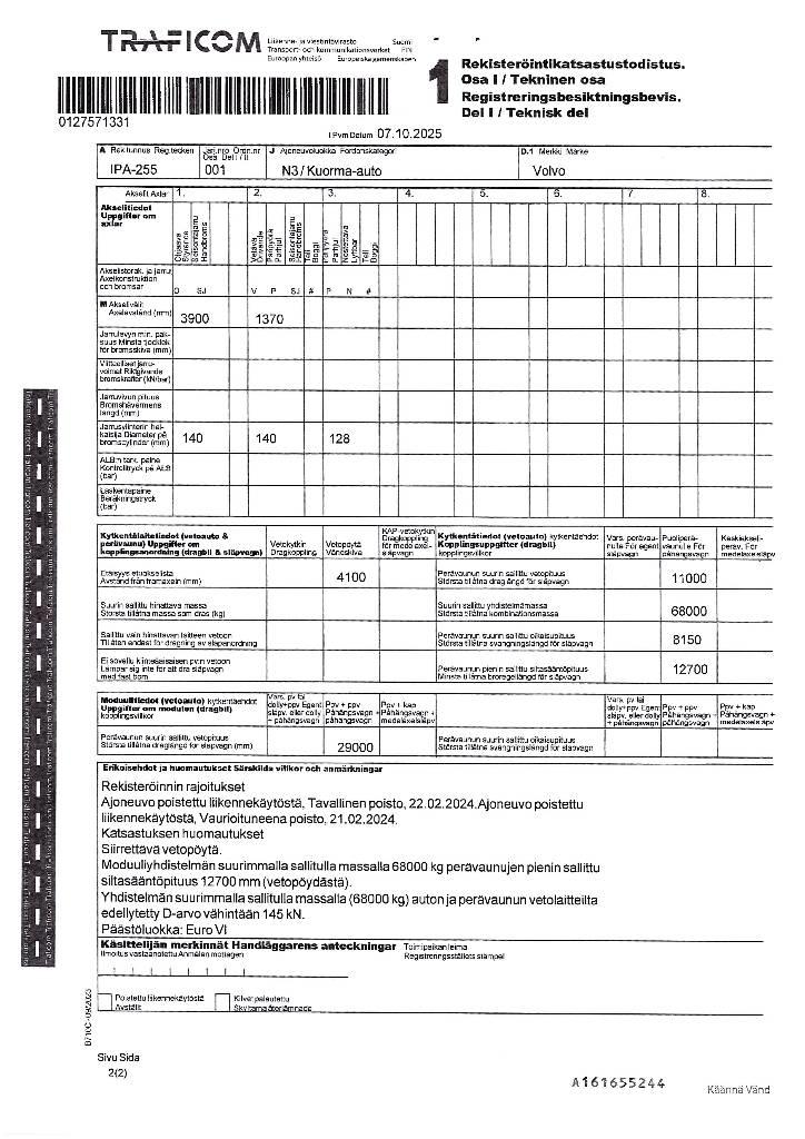 Volvo FH 460 LNG Çekiciler