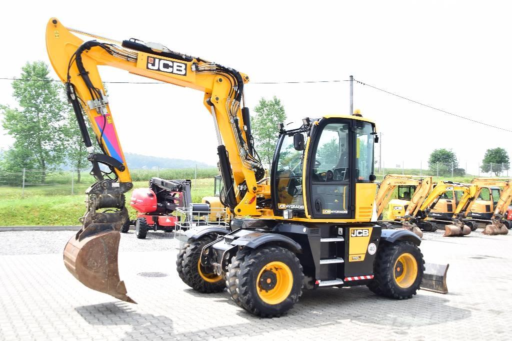 JCB Hydradig Lastik tekerli ekskavatörler