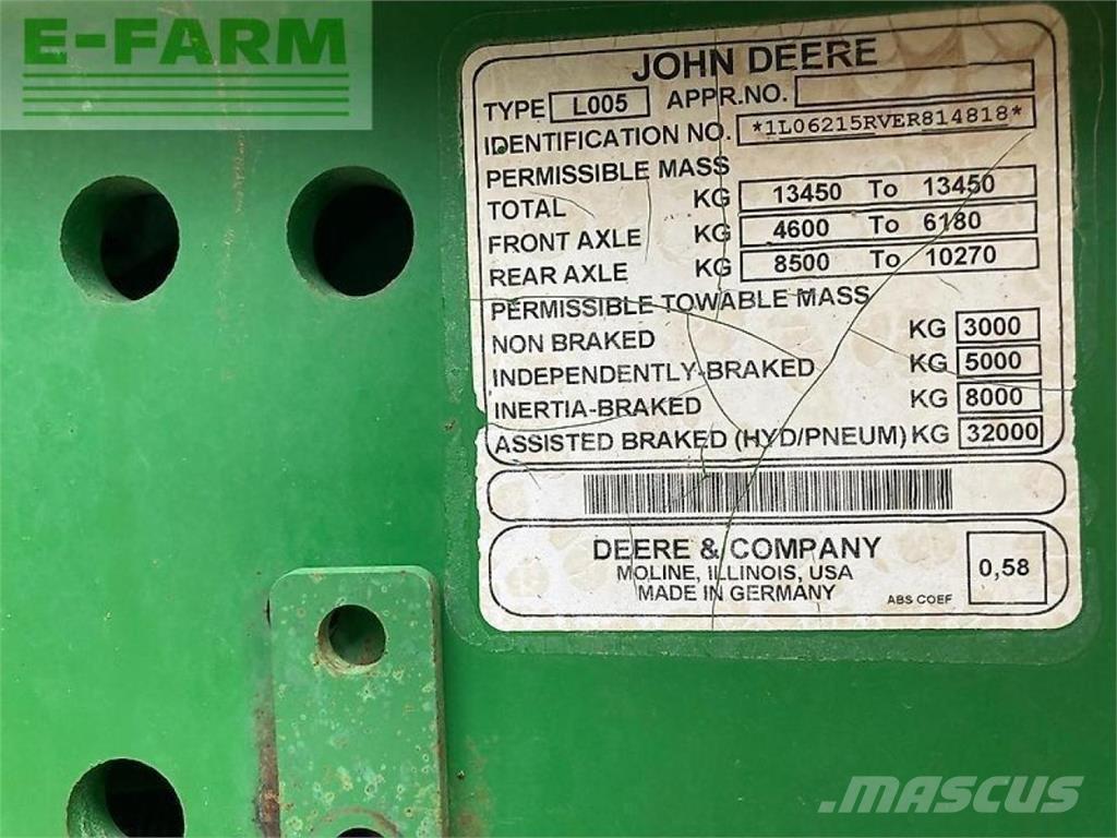 John Deere 6215r Traktörler