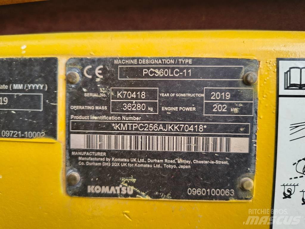 Komatsu PC 360 LC- 11 Paletli ekskavatörler