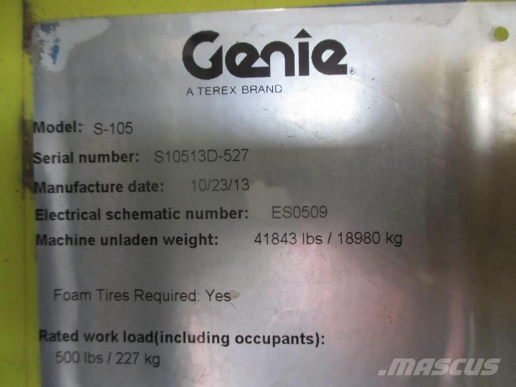 Genie S 105 Teleskopik personel platformları