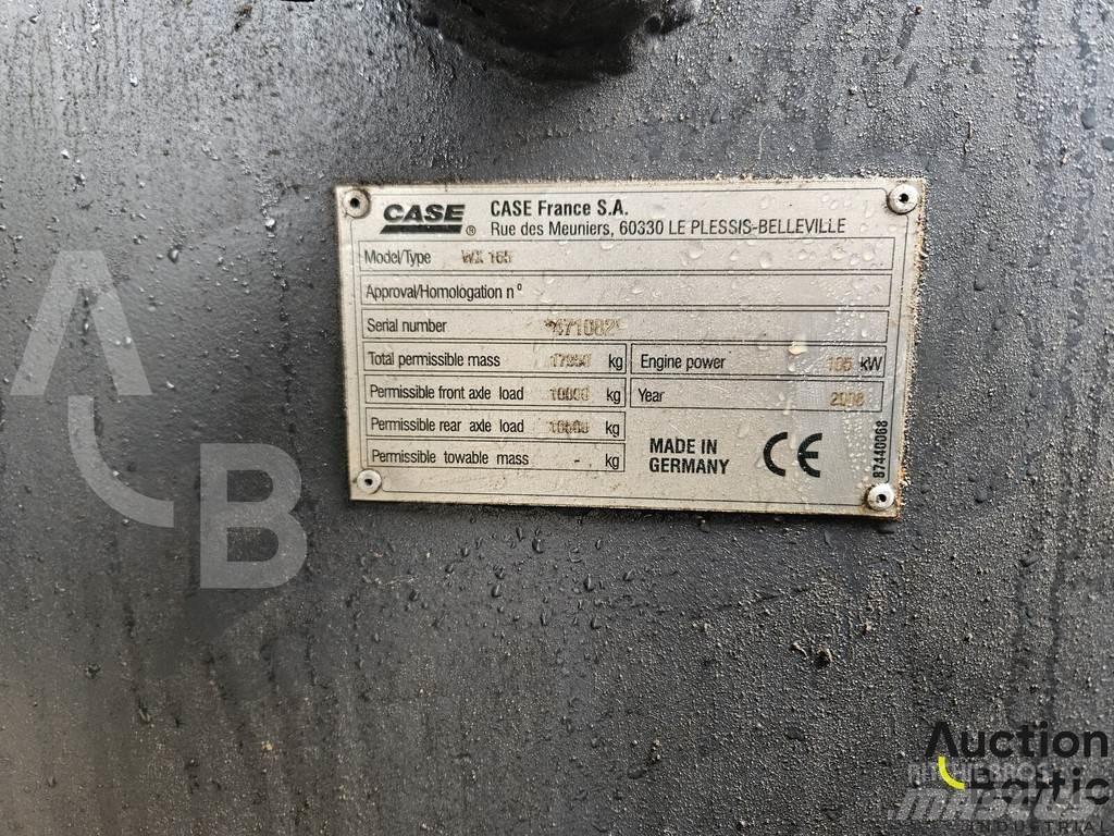 CASE WX 165 Lastik tekerli ekskavatörler
