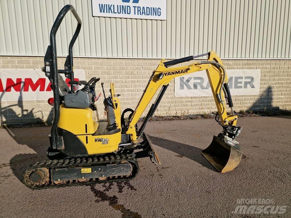 Yanmar Vio 12 Mini ekskavatörler, 7 tona dek