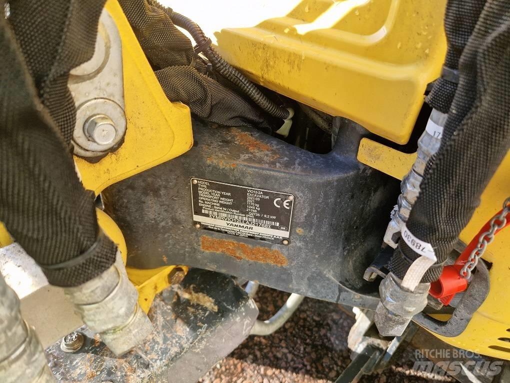 Yanmar Vio 12 Mini ekskavatörler, 7 tona dek
