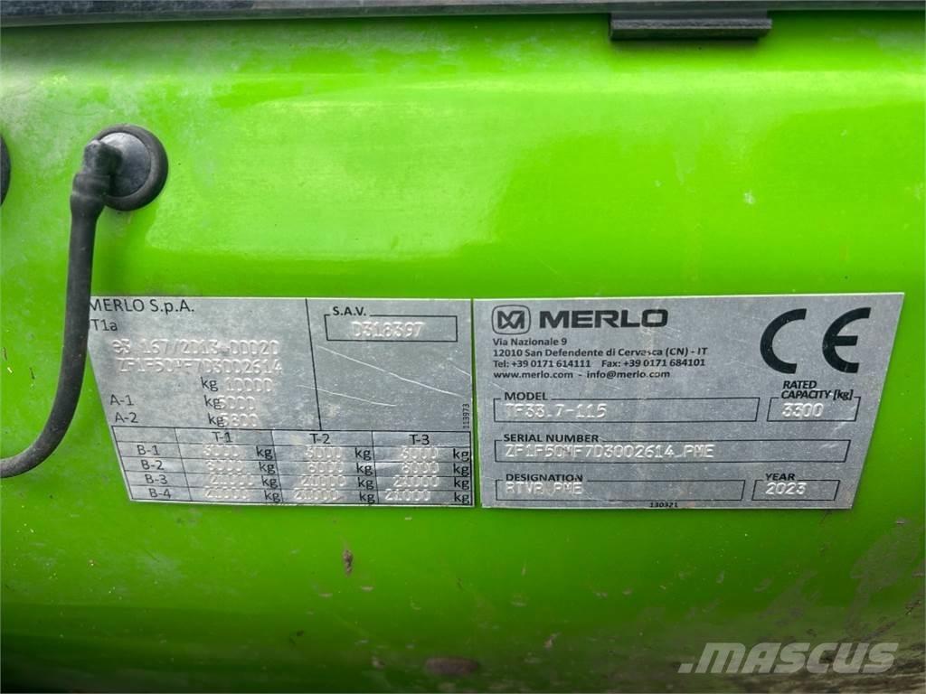 Merlo TF 33.7-115 Teleskopik yükleyiciler
